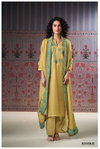 Malina 3159 By Ganga Silk Jacouard Printed With Hand Embroidery Dress Material Wholesale Price In Surat